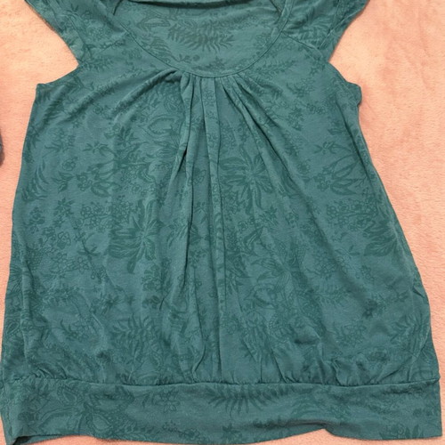 Attrattivo see-through blouse size S like new petrol