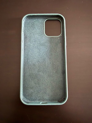 iPhone 12 Pro silicone case turquoise like new