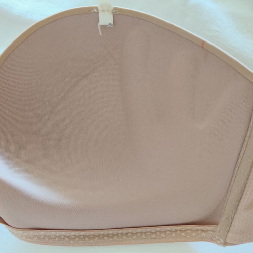 Wonderbra Ultimate W032D Skin Strapless Bra 75E used, push-up