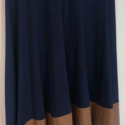 Blue skirt in A-line with cactus designs, like new, one size