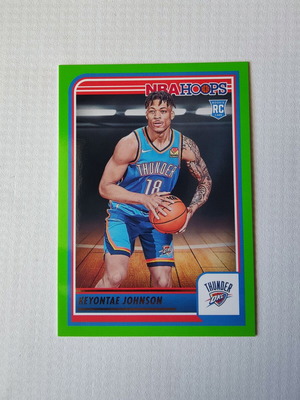 Κάρτα Keyontae Johnson Neon Green NBA Hoops 2023-24, νέα