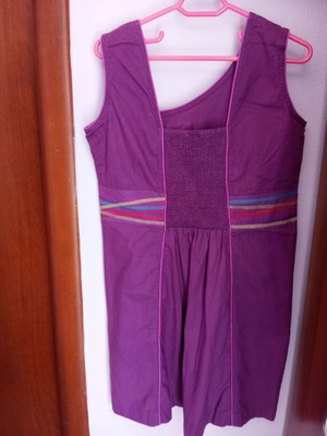 Boho dress summer purple size medium like new