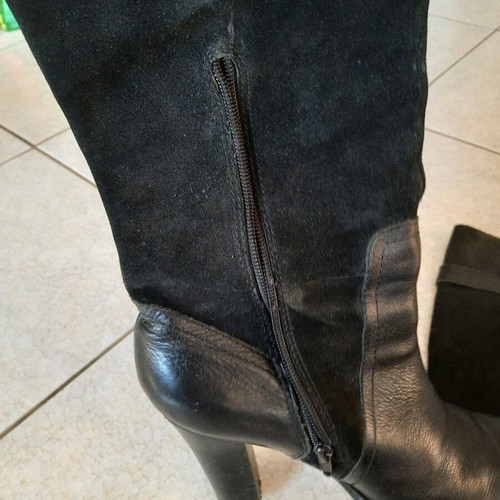 Nine West leather boots like new, size 39, black