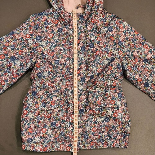 Carter's Baby Girl Floral Hooded Jacket Coat size 12M like new