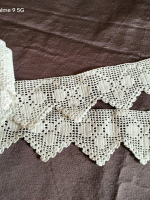 Handmade lace with AA quality yarn new