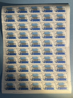 E.C.M.T. European Conference of Ministers of Transport Complete Stamp Sheet Mint