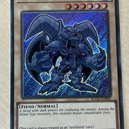 Yu-Gi-Oh Summoned Skull Secret Rare Chibi Version near mint