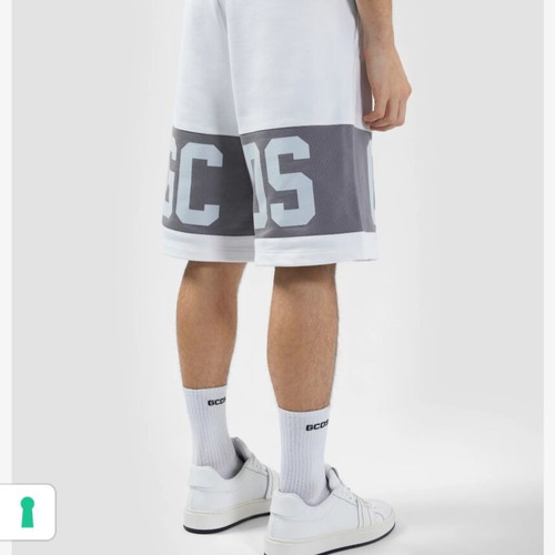 GCDS men's shorts new, white, XXL, 100% cotton