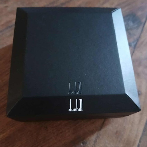 Dunhill silver cufflinks new in box