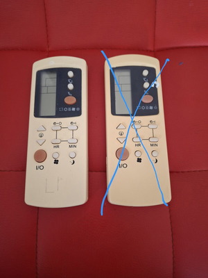 GZ-08B-E1 Air Conditioner Remote Control used, functional