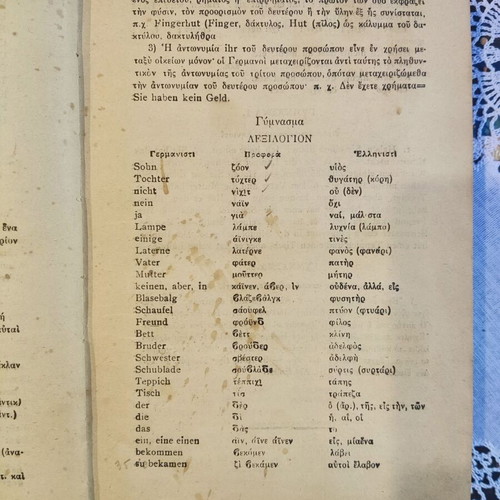 German Method book used, 1938 edition