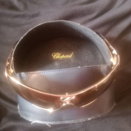 Chopard sunglasses new, gold frame mask