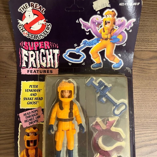 Ghostbusters καρτέλα μεταχειρισμένη Kenner δεκαετίας 80