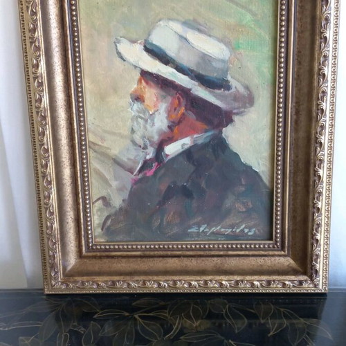 Oil painting by Stamatiadis 1979 like new