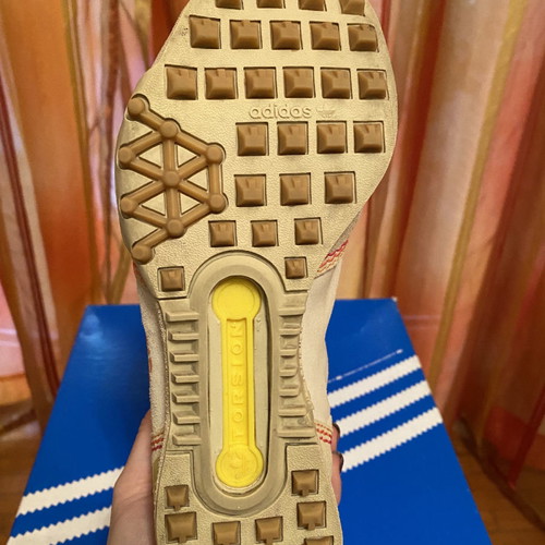 Adidas suede boots like new, women's, beige