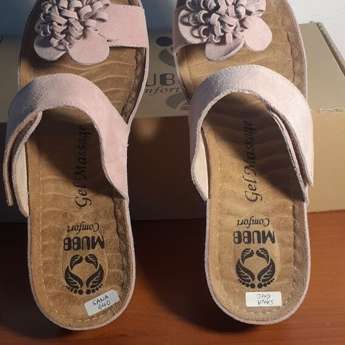 Mubb Comfort leather suede sandals size 40 new