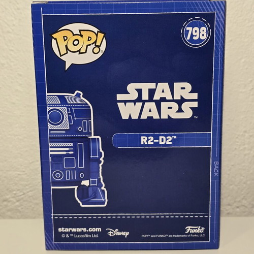 Funko POP! Star Wars R2-D2 Blueprint #798 like new