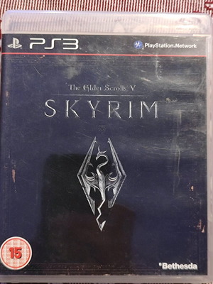 Skyrim for PS3 used with real canvas map