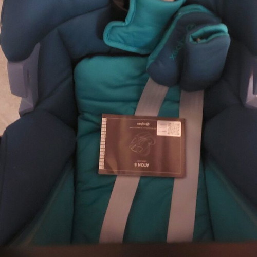 Cybex Gold ATON 5 infant car seat blue-turquoise like new