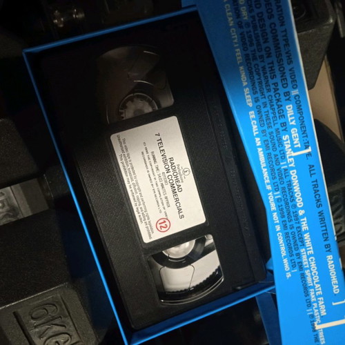Radiohead 7 Television Commercials VHS tape like new