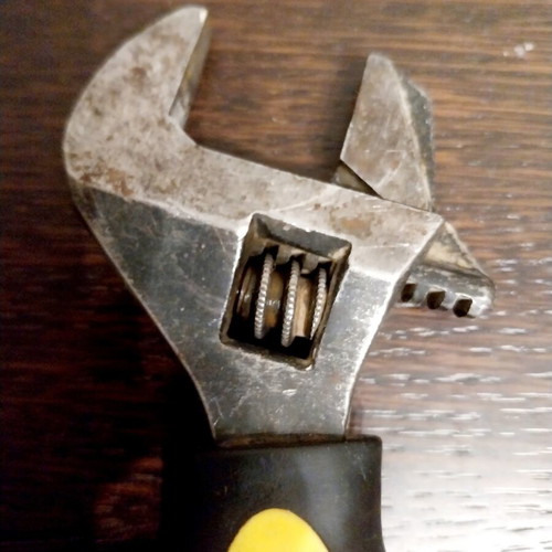 Small French Wrench used with ergonomic handle