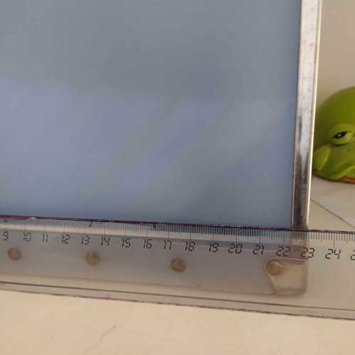 Double CD drawer unit like new, blue translucent PVC