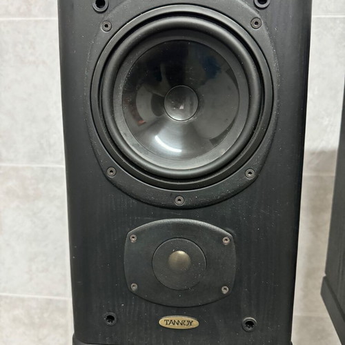 Tannoy 632 Black Ash speakers used, floorstanding with stands