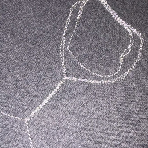 Body chain Shein used, silver color