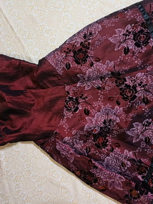 Thesis dress like new, brown and red, size S