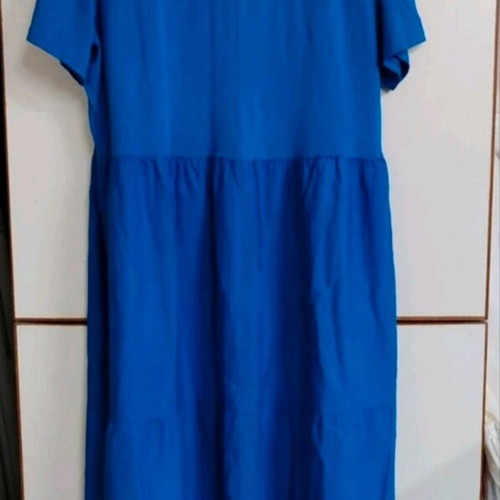 Blue dress M Made In Italy like new