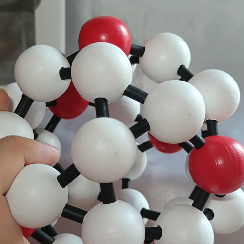 The Atom Puzzle wooden educational toy used