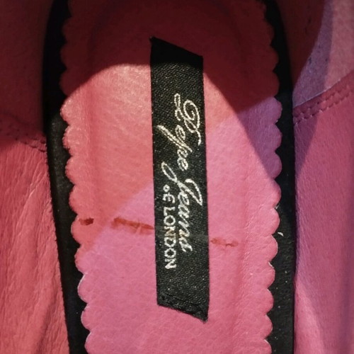 Pepe Jeans black leather high-heeled pumps like new no. 40