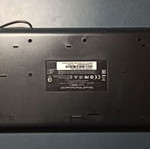 Microsoft computer keyboard used with one missing rear support