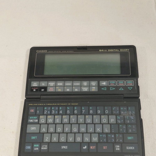 Casio SF-8000 Digital Diary used vintage 64KB electronic organizer