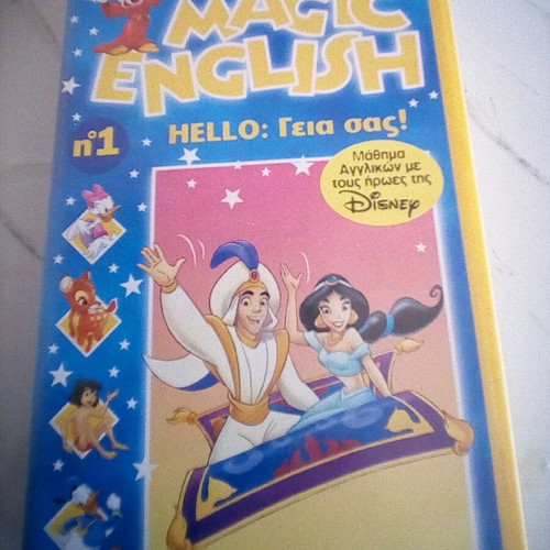 Disney's Magic English lesson like new, authentic videocassette