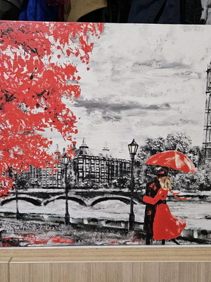 London canvas painting 65×40 like new