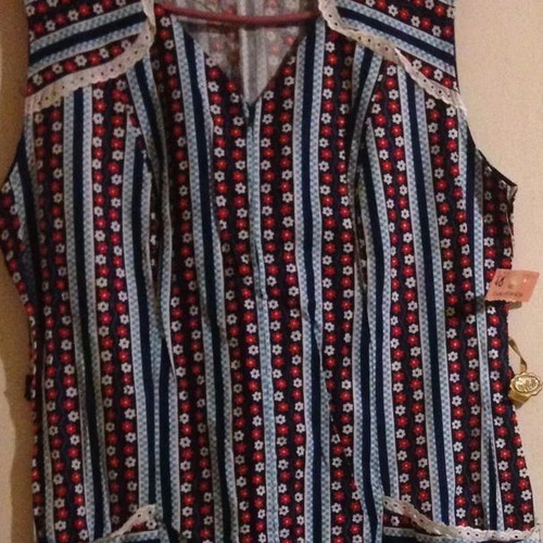 Eurobella No46 Dress-Robe 100% Cotton New Multicolor