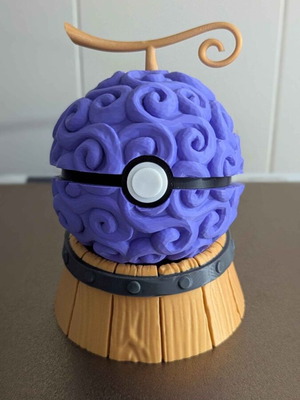Devil Fruit Pokeball decorative 3D print