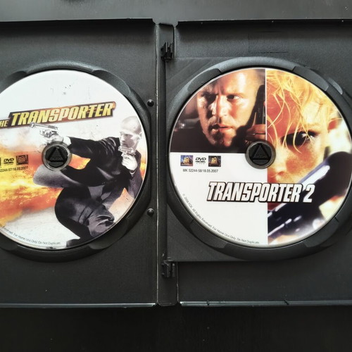 DVD Movie Collection used, Transporter 1, Transporter 2, Machete with Bulgarian subtitles