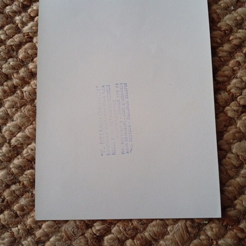 Rare authentic photo of Aliki Vougiouklaki, like new, 18x13 cm