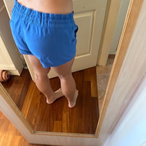 Firefly women's blue sports shorts like new with keychain