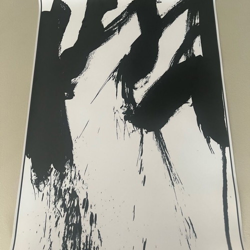 Poster abstract art 50x70 cm plastic material like new
