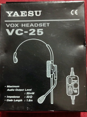 Vox VC-25 Yaesu слушалки като нови