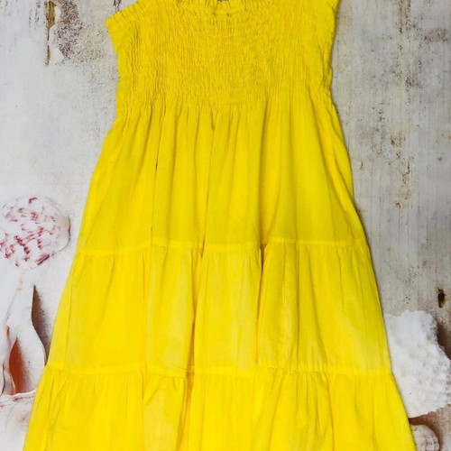 Speed Control dress new, size M, yellow cotton