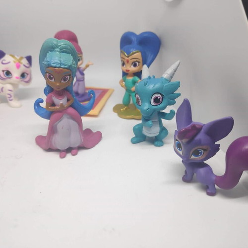Shimmer and Shine figures set, like new, 12 characters
