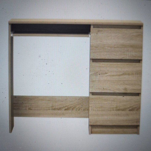 Desk made of engineered wood, new