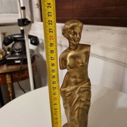 Venus de Milo solid bronze used 2200 grams