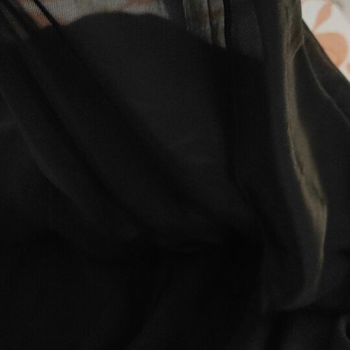 Asymmetric skirt black, like new, sizes M and L