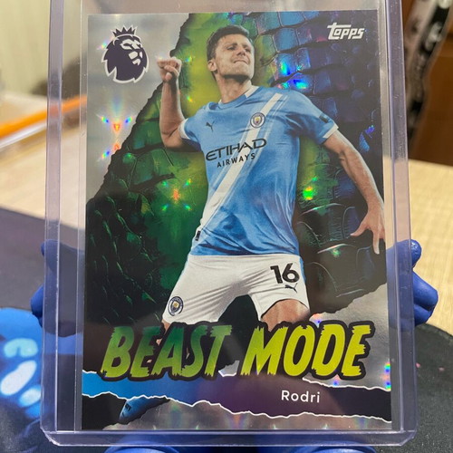 Topps Premier League Rodri Beast Mode Insert 431 like new