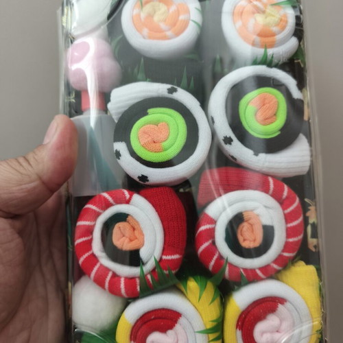 Sushi unisex socks new, multicolor